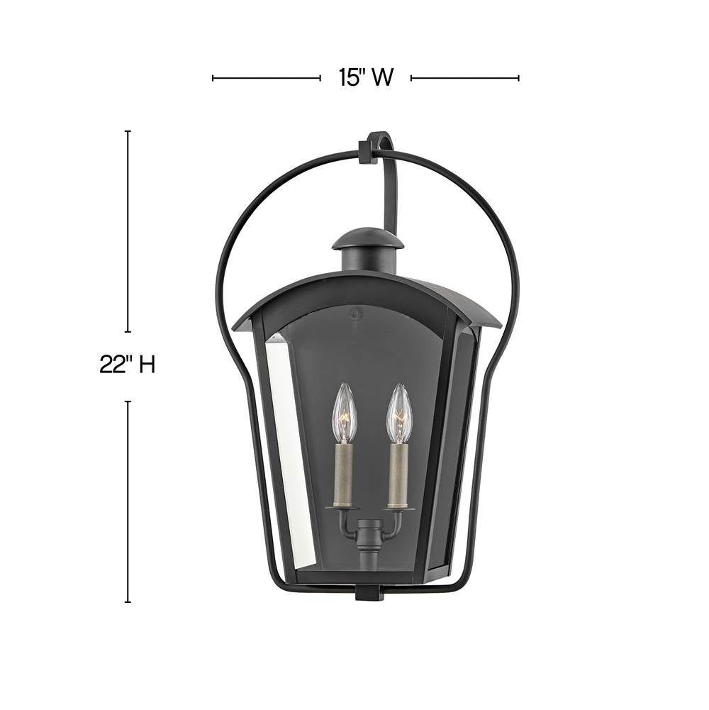 Hinkley Lighting Yale Medium Wall Mount Lantern