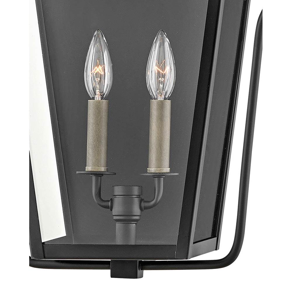 Hinkley Lighting 13304BK Black Medium Wall Mount Lantern Image 3