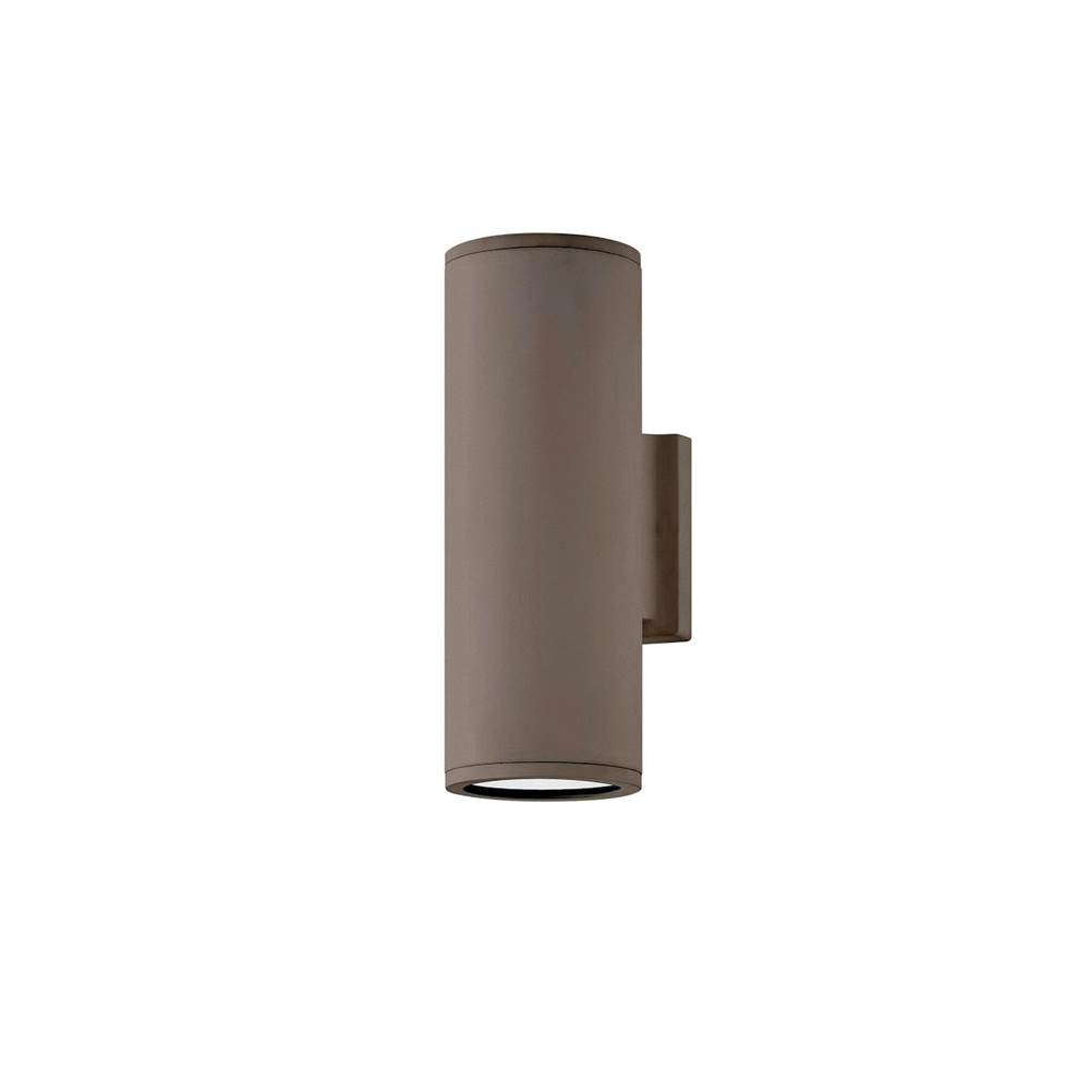 Hinkley Lighting 13594AZ-LL Architectural Bronze Small Up/down Light Wall Mount Lantern Image 1