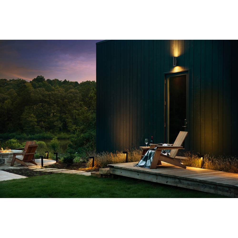 Hinkley Lighting 13594BK-LL Black Small Up/down Light Wall Mount Lantern Image 3