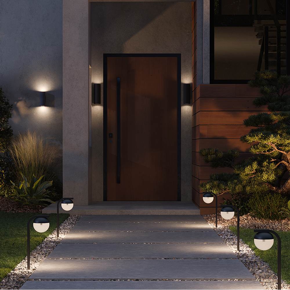 Hinkley Lighting 13594SW-LL Satin White Small Up/down Light Wall Mount Lantern Image 4