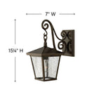 Hinkley Lighting Trellis Small Wall Mount Lantern