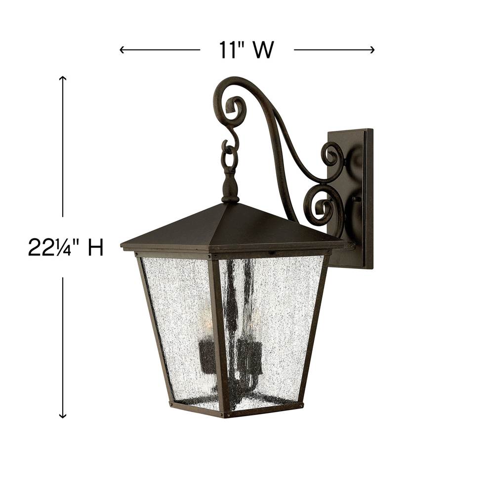 Hinkley Lighting Trellis Large Wall Mount Lantern