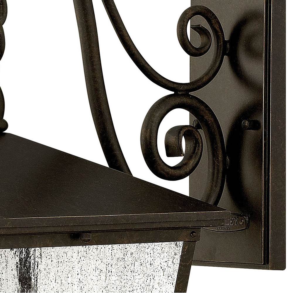 Hinkley Lighting 1435RB Regency Bronze Large Wall Mount Lantern Image 5