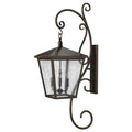 Hinkley Lighting 1439RB Regency Bronze Extra Large Wall Mount Lantern With Scroll Image 1