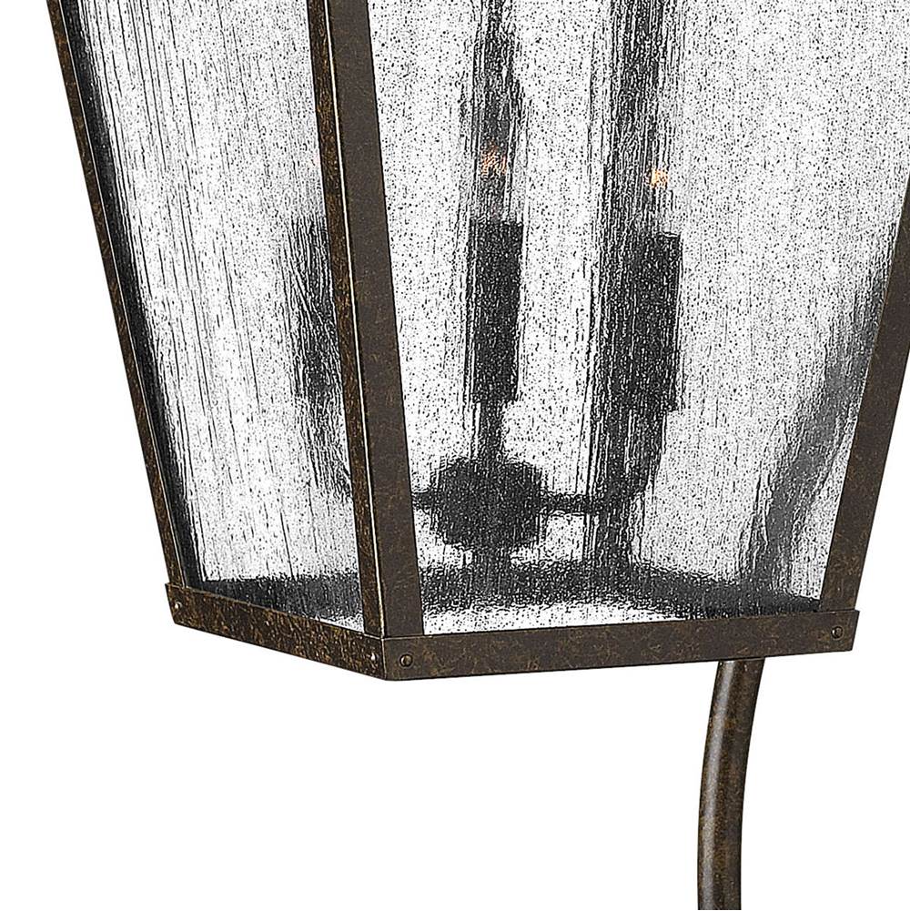 Hinkley Lighting 1439RB Regency Bronze Extra Large Wall Mount Lantern With Scroll Image 2