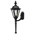Hinkley Lighting 1440BK Black Large Wall Mount Lantern With Tail Image 1