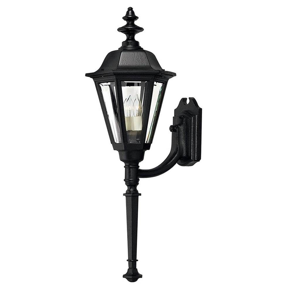 Hinkley Lighting 1440BK Black Large Wall Mount Lantern With Tail Image 1