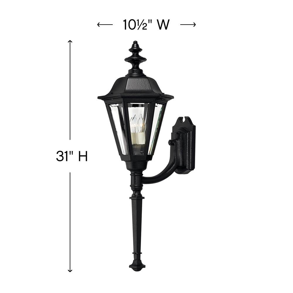 Hinkley Lighting Manor House Large Wall Mount Lantern With Tail