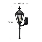 Hinkley Lighting Manor House Large Wall Mount Lantern With Tail