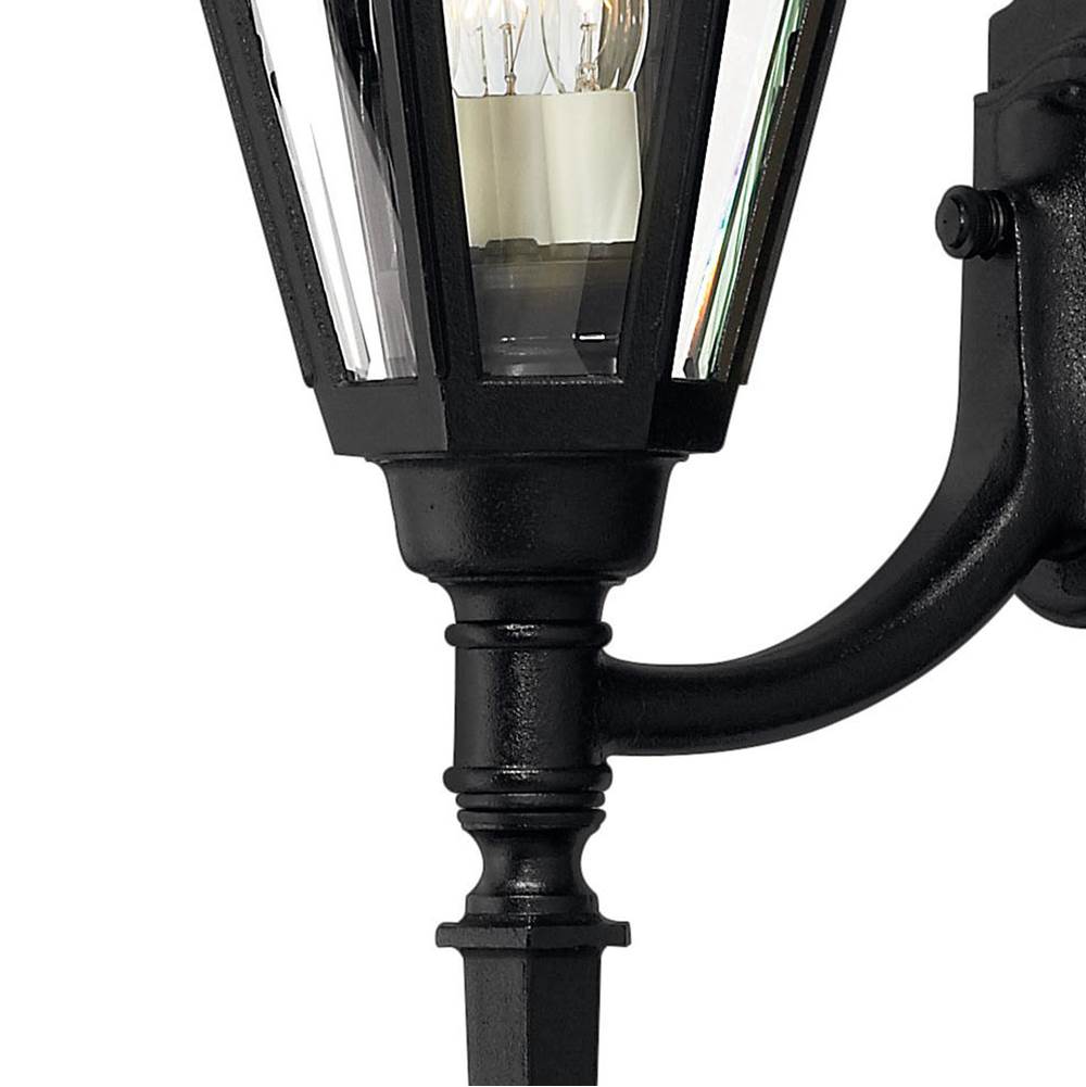 Hinkley Lighting 1440BK Black Large Wall Mount Lantern With Tail Image 4