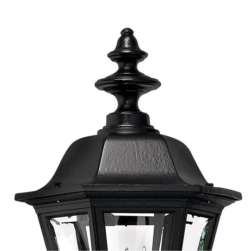Hinkley Lighting 1440BK Black Large Wall Mount Lantern With Tail Image 3