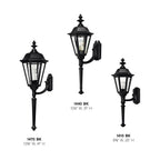 Hinkley Lighting 1440BK Black Large Wall Mount Lantern With Tail Image 2
