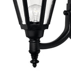 Hinkley Lighting 1449BK Black Large Wall Mount Lantern Image 4
