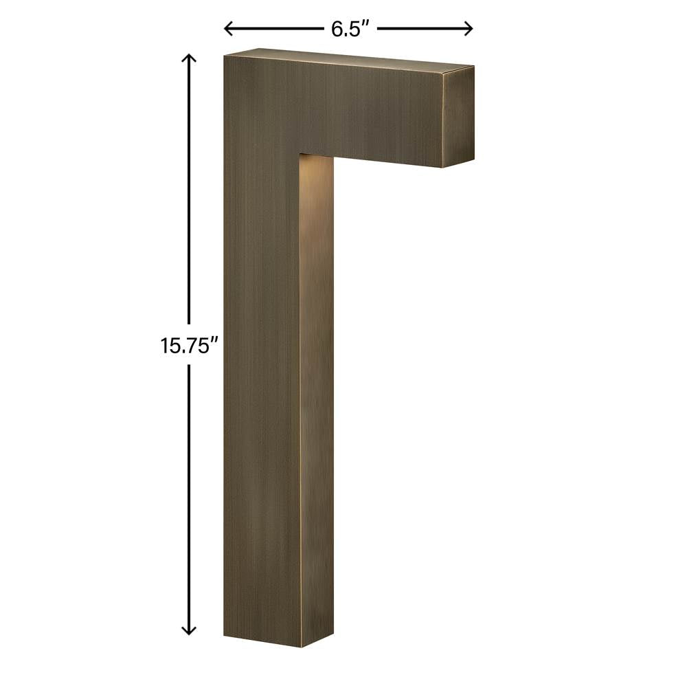 Hinkley Lighting 15014MZ-LL Matte Bronze Atlantis Small Led Path Light Image 3