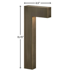 Hinkley Lighting 15014MZ-LL Matte Bronze Atlantis Small Led Path Light Image 3