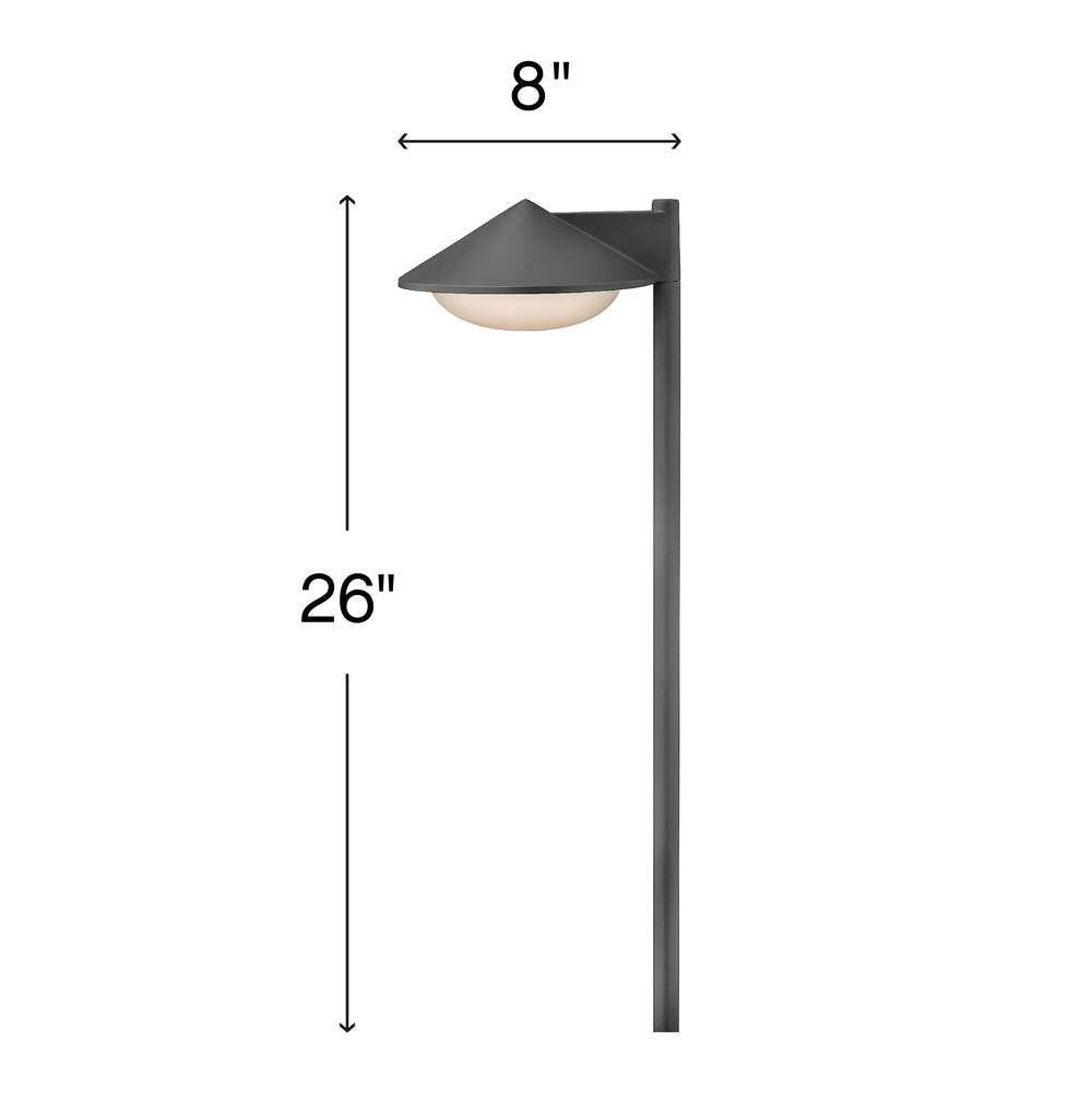 Hinkley Lighting 1502CY-LL Charcoal Gray Contempo Led Path Light Image 3