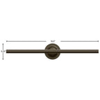 Hinkley Lighting 15062MR Museum Bronze Terrace Small Sign Light Image 4