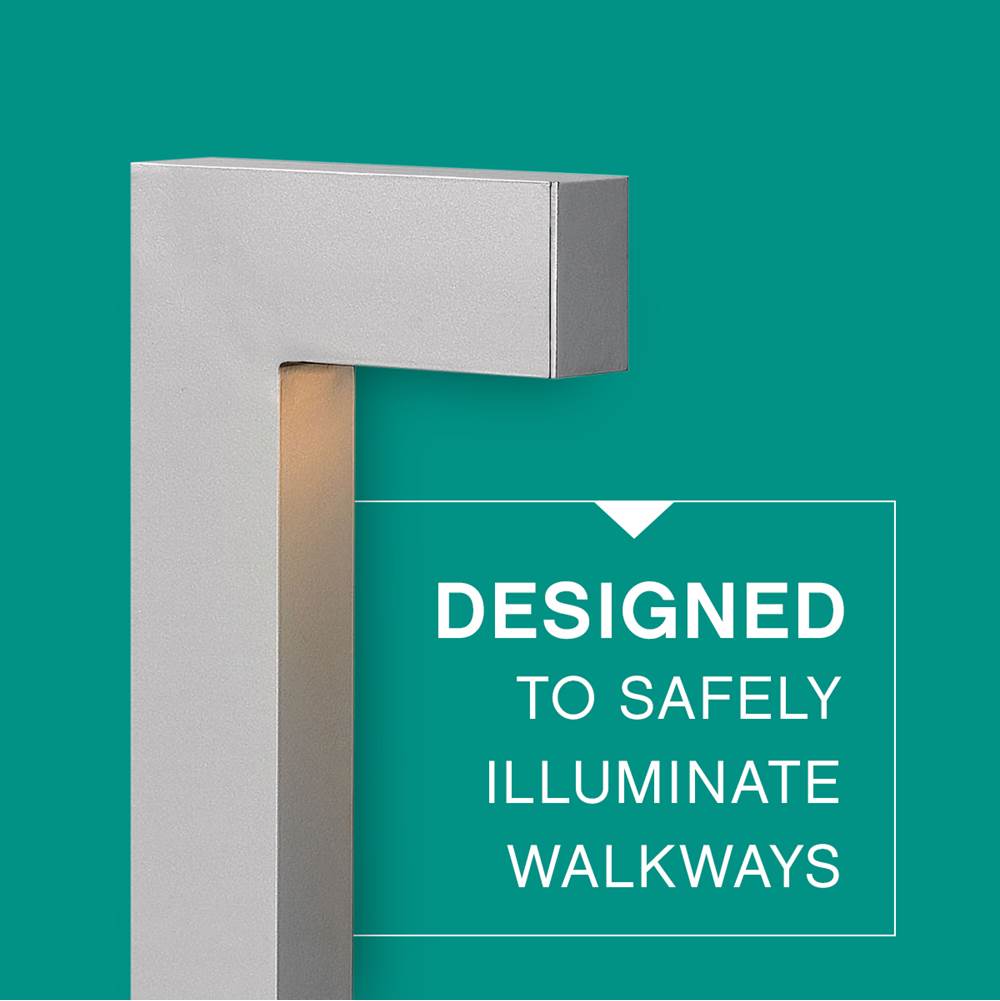 Hinkley Lighting 1518TT-LL Titanium Atlantis Large Led Path Light Image 4