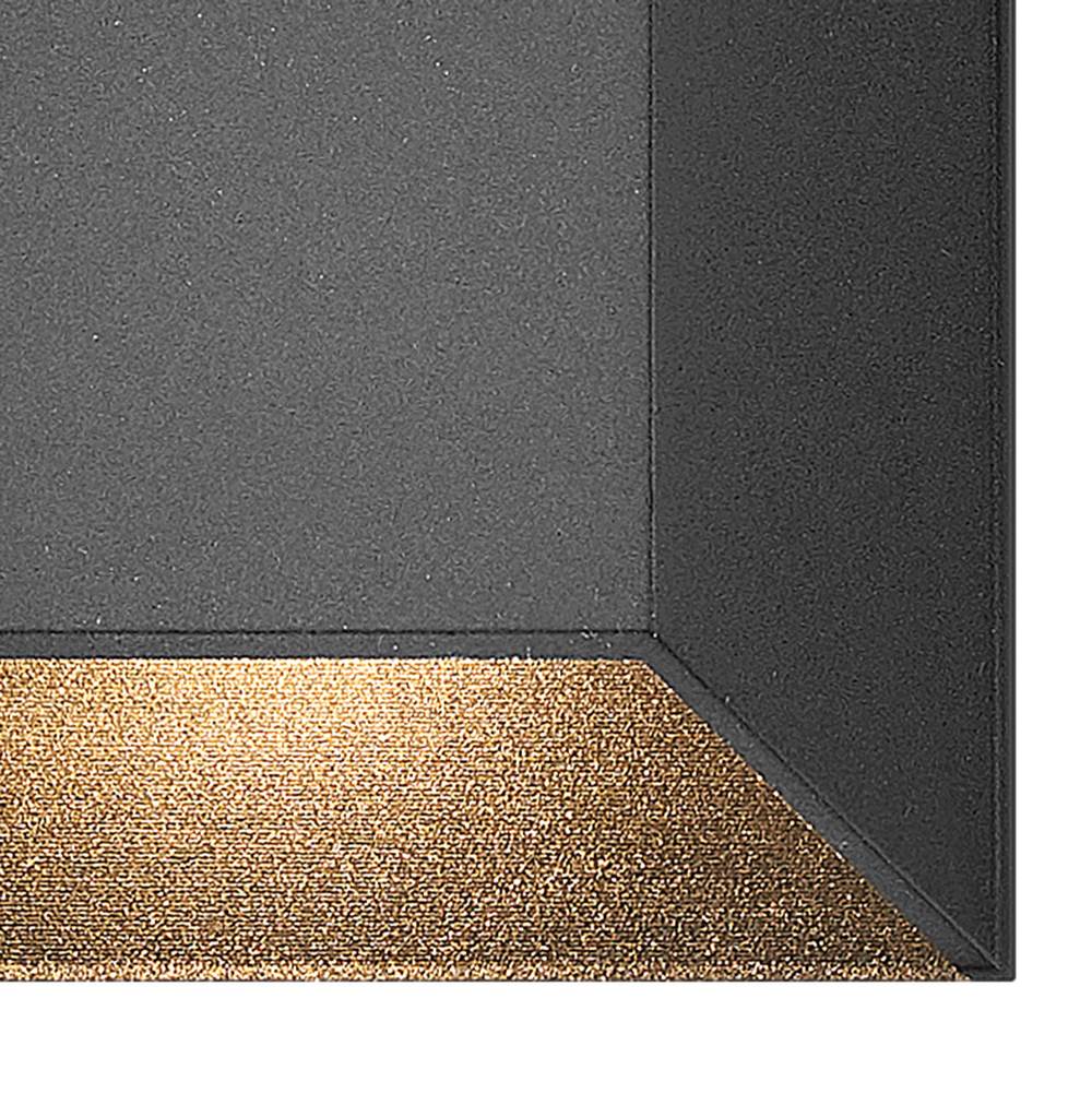 Hinkley Lighting 15222BK Black Nuvi Square Deck Sconce Image 2