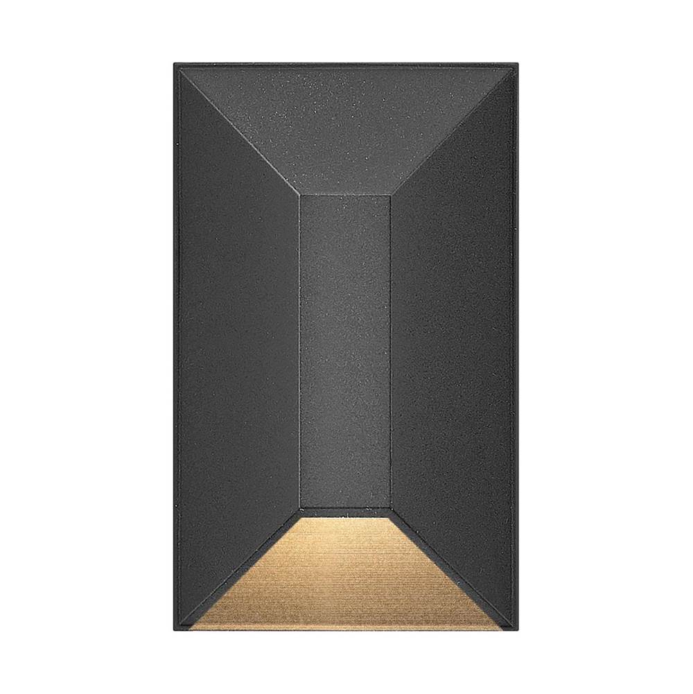 Hinkley Lighting 15223BK Black Nuvi Small Rectangular Deck Sconce Image 1