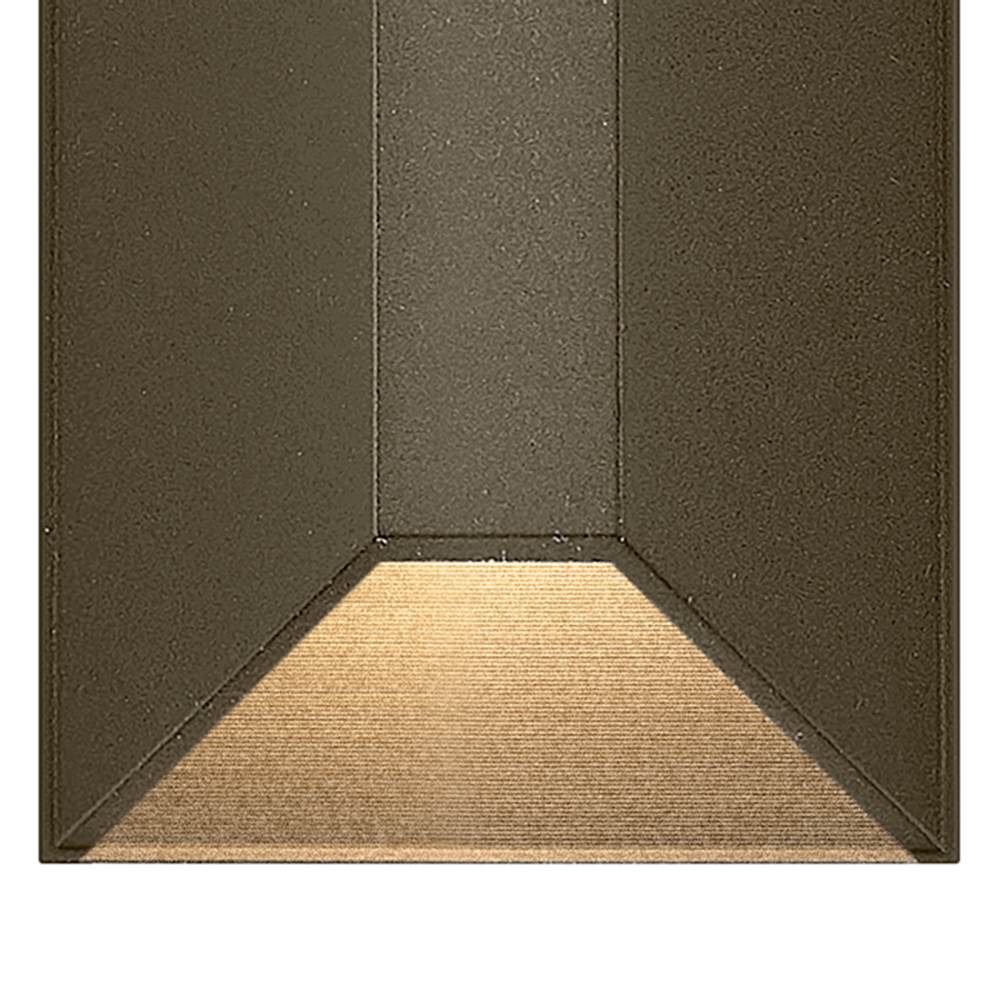 Hinkley Lighting 15223BZ Bronze Nuvi Small Rectangular Deck Sconce Image 3
