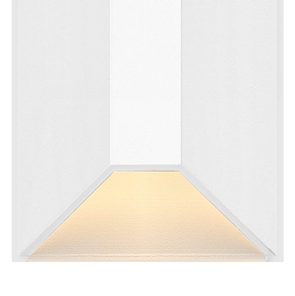 Hinkley Lighting 15223MW Matte White Nuvi Small Rectangular Deck Sconce Image 3