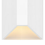 Hinkley Lighting 15223MW Matte White Nuvi Small Rectangular Deck Sconce Image 3