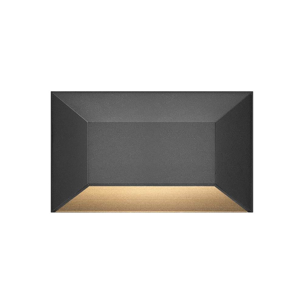 Hinkley Lighting 15225BK Black Nuvi Medium Rectangular Deck Sconce Image 1
