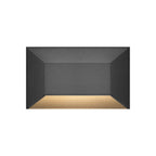 Hinkley Lighting 15225BK Black Nuvi Medium Rectangular Deck Sconce Image 1