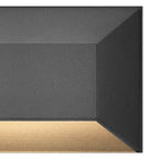 Hinkley Lighting 15225BK Black Nuvi Medium Rectangular Deck Sconce Image 3