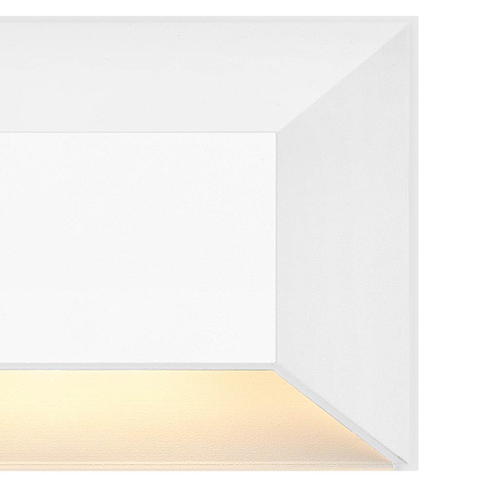 Hinkley Lighting 15225MW Matte White Nuvi Medium Rectangular Deck Sconce Image 3