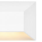 Hinkley Lighting 15225MW Matte White Nuvi Medium Rectangular Deck Sconce Image 3