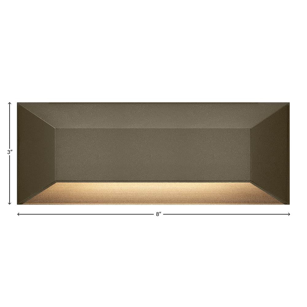 Hinkley Lighting 15228BZ Bronze Nuvi Large Rectangular Deck Sconce Image 4