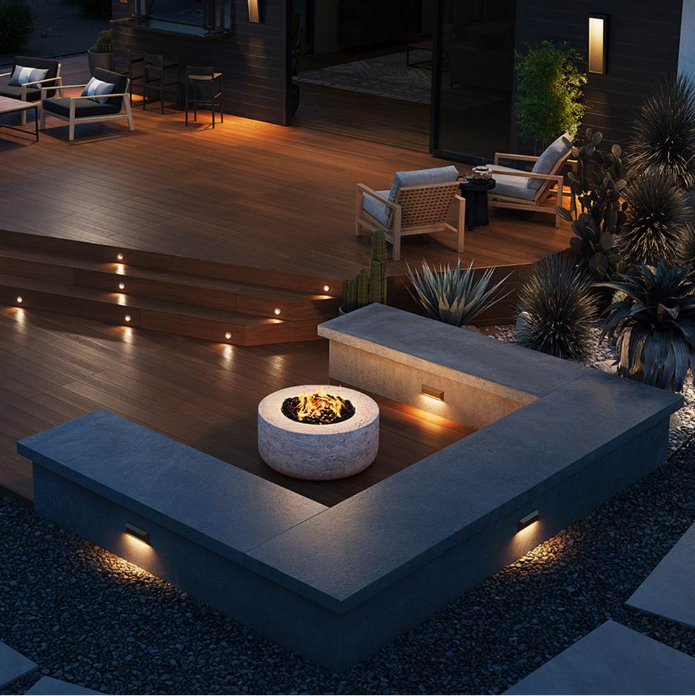 Hinkley Lighting 15228BZ Bronze Nuvi Large Rectangular Deck Sconce Image 3