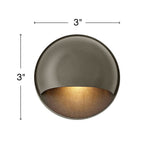 Hinkley Lighting 15232BZ Bronze Nuvi Round Deck Sconce Image 2