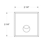 Hinkley Lighting Tilt Square Tilt Led Square Wall Light
