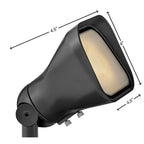 Hinkley Lighting 15300SK-LL Satin Black Flood Spot Light W/ Mr16 Led Lamp 12v Image 3