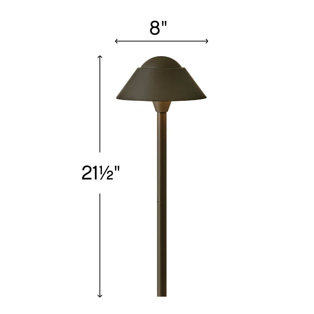 Hinkley Lighting 1534BZ Bronze Rex Large Led Path Light Image 2