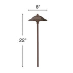 Hinkley Lighting 1540CB-LL Copper Bronze Monticello Led Path Light Image 4
