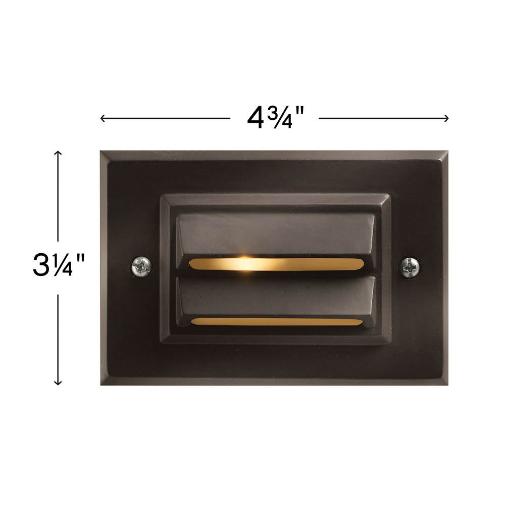 Hinkley Lighting 1546BZ-LL Bronze Horizontal Led Deck Sconce Image 2
