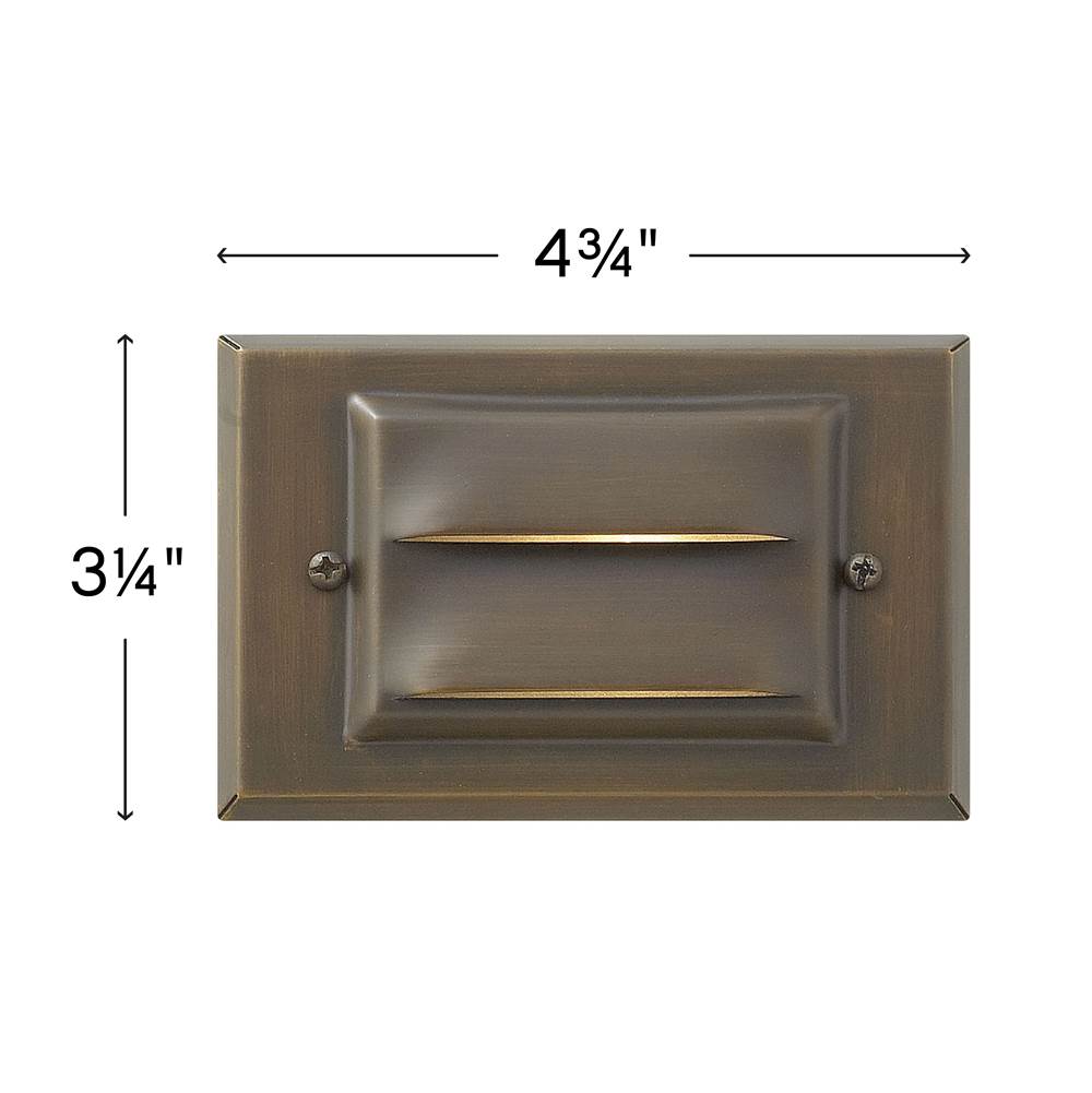 Hinkley Lighting 1546MZ-LL Matte Bronze Horizontal Led Deck Sconce Image 4