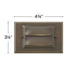 Hinkley Lighting 1546MZ-LL Matte Bronze Horizontal Led Deck Sconce Image 4