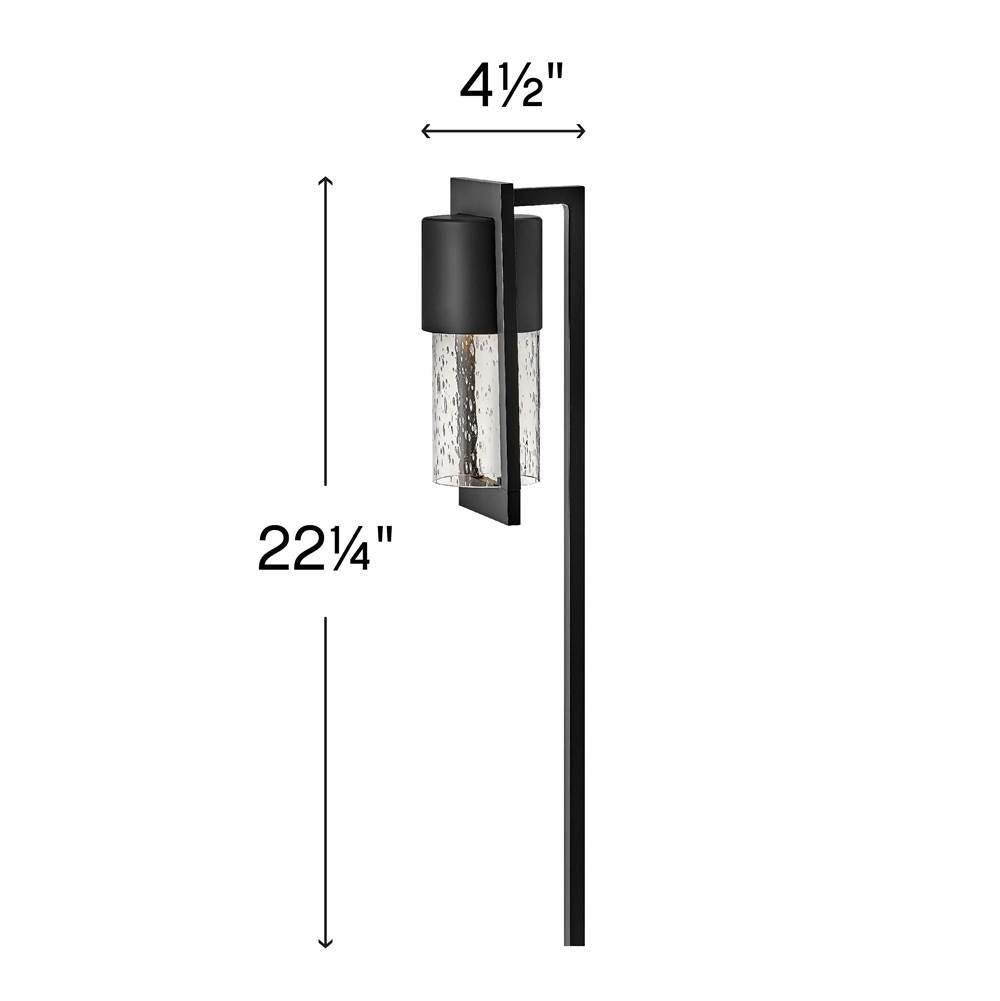 Hinkley Lighting 1547BK-LL Black Shelter Led Path Light Image 7