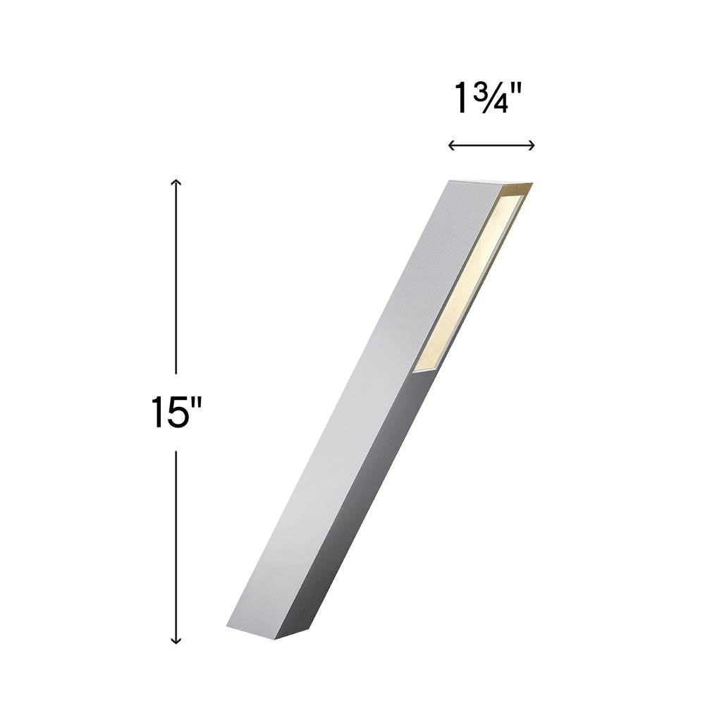 Hinkley Lighting 1548TT-LL Titanium Piza Led Path Light Image 4