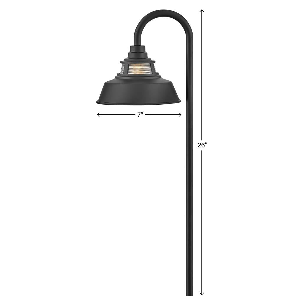 Hinkley Lighting 15492BK-LL Black Troyer Led Path Light Image 2
