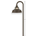 Hinkley Lighting 15492OZ-LL Oil Rubbed Bronze Troyer Led Path Light Image 2