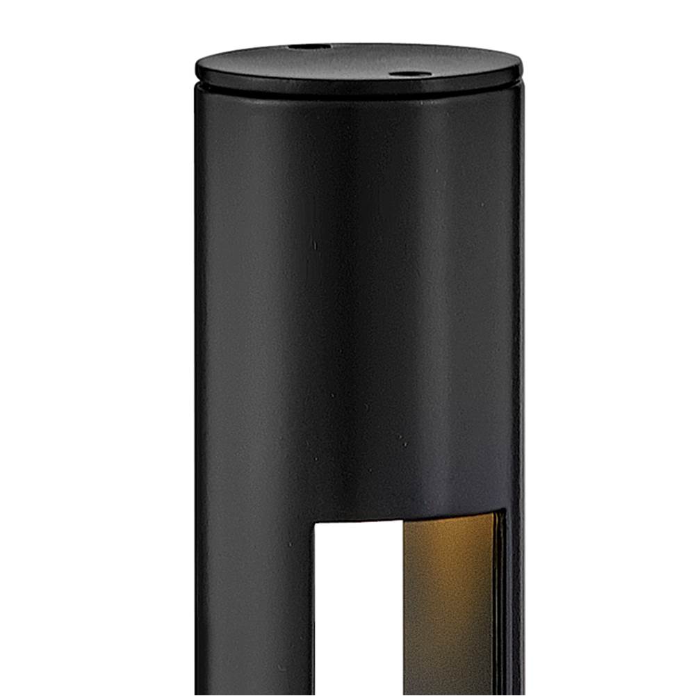 Hinkley Lighting 15501SK Satin Black Atlantis Round Small Bollard Image 4