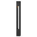 Hinkley Lighting 15502SK Satin Black Atlantis Square Small Bollard Image 7
