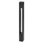 Hinkley Lighting 15502SK Satin Black Atlantis Square Small Bollard Image 6